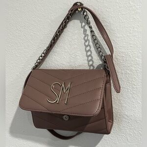 Steve Madden (SM) mauve color purse and earphone pouch